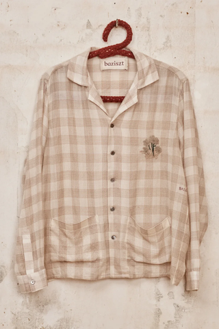 Chitin Shirt | Beige Check