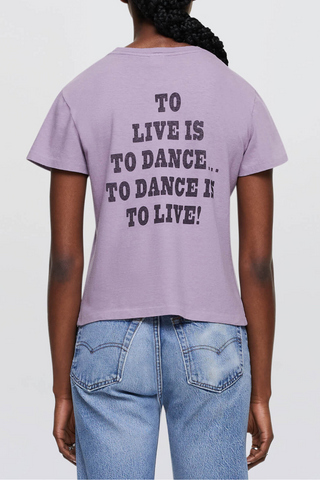 Classic Snoopy Dancing Tee | Lavender