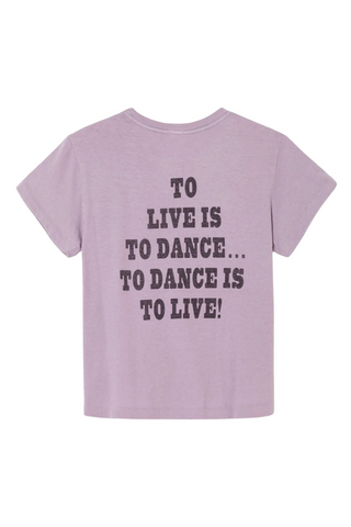 Classic Snoopy Dancing Tee | Lavender