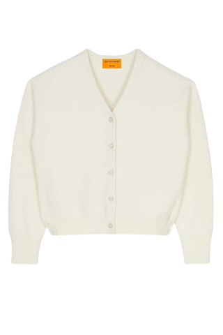 Collegiate Cardigan In Cashmere | Cream