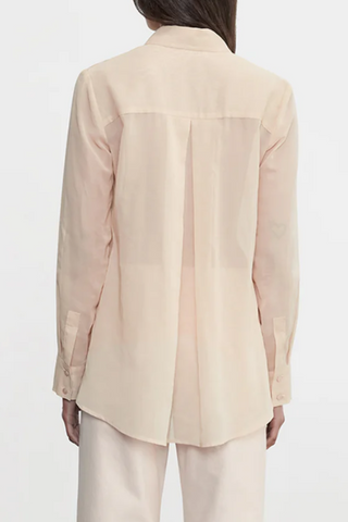 Cotton Organza Shirt | Fawn