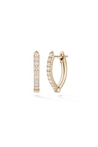 Cristina Earrings Small | Diamonds