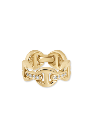 Classic Tri-Link Ring | Diamond Bridges