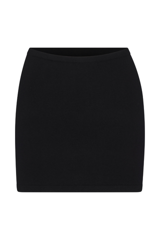 Luna Cashmere Skirt | Black