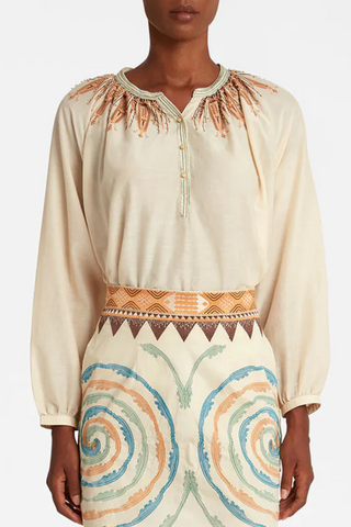 Sun Shirt | Sacred Bulls Embroidery
