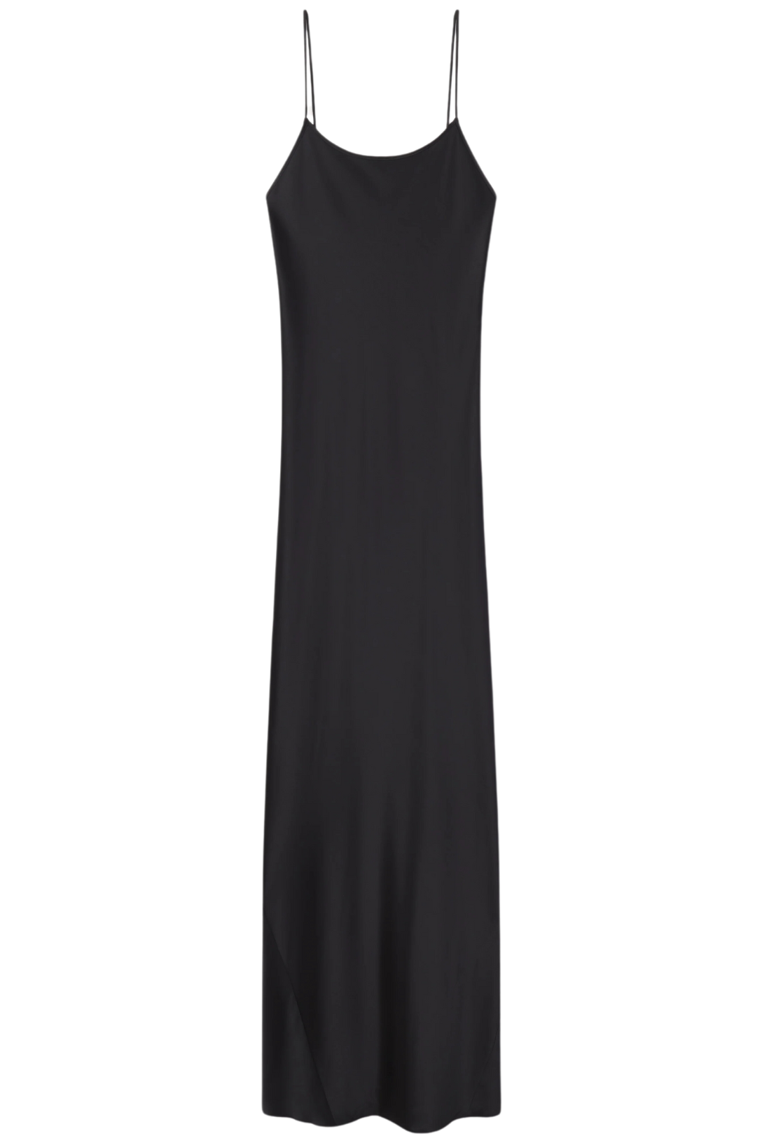 eve silk maxi dress TERNE Eve Open-Back Stretch-Silk Maxi Dress in Black