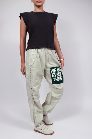 Canyonkid Flap/Snap Poplin Airjump Home/Stud Pant | Dust Powder