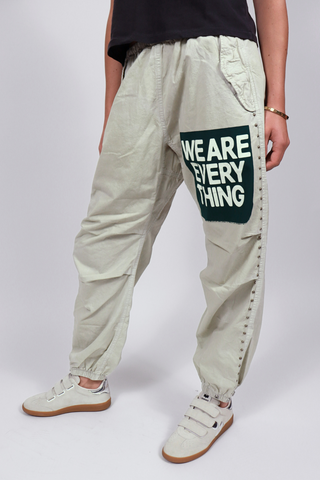 Canyonkid Flap/Snap Poplin Airjump Home/Stud Pant | Dust Powder