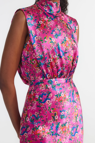 Fleur Midi Dress | Blossom Hidden Dragon