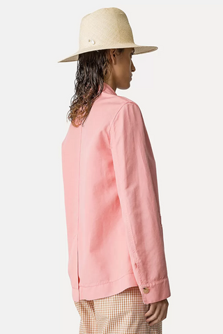 Workwear Jacket in Cotton Gabardine | Roseo