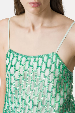 Sequins Mesh Top | Boreale