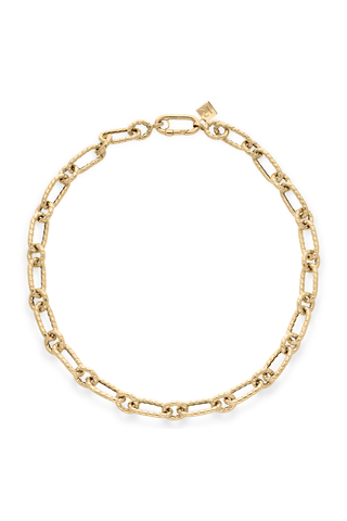 Franca Yellow Gold Small Links Necklace | 41cm