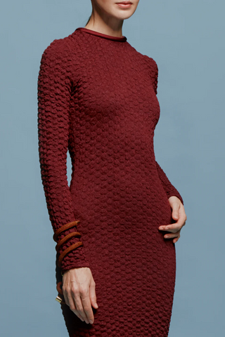 Gabbice Dress | Burgundy