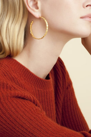 Liane Hoop Earrings | Gold