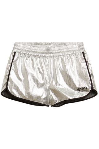 Star W'S Shorts Diana Technical Silver Fabric | Silver/Black