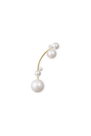 Grande Stella Perle Earring | Left Single