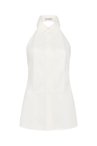 Halter Shirt | White