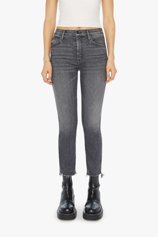 The Insider Crop Step Fray Jean | Up In Smoke