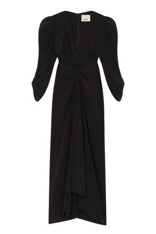 Albini Silk Crepe Dress | Black