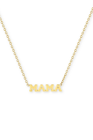 Itty Bitty Tiny "Mama" Necklace