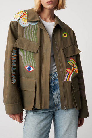 Jackson Embroidered Jacket | Trippy Military