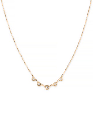 5 Diamond Emily Necklace