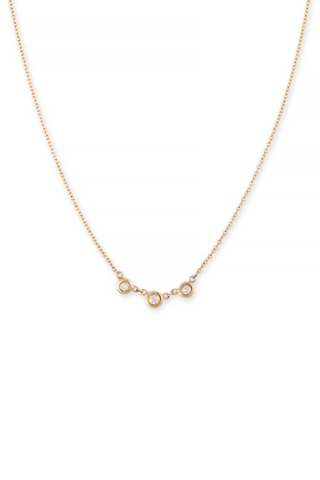 3 Diamond Emily Necklace