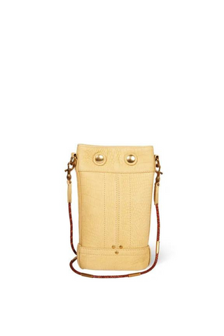 Ben Mini Bag | Imprime Croco Poussin