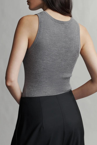 Knit Tank | Medium Heather Grey