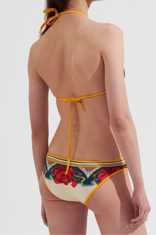 Bikini Top (Placed) | Taormina Placée Ivory