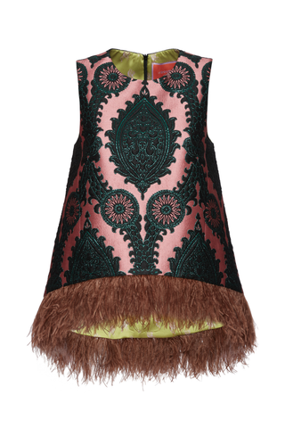 La Scala Top With Feathers | Oltrarno