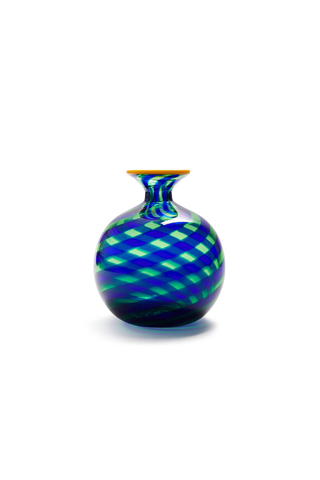 Mini Ciccio Vase | Rigadin Twist Blue