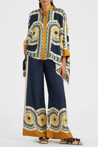 Palazzo Pants | Mudejar Placée Blue