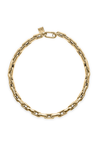 Lauren Small Links Necklace | Yellow Gold 41cm