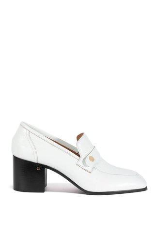 Tracy Lamb Loafer | White