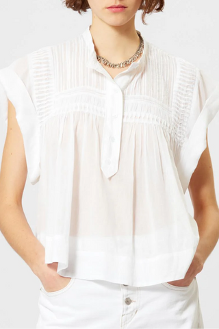 Leaza Top | White