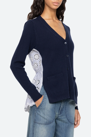 Lennon  Cardigan | Navy