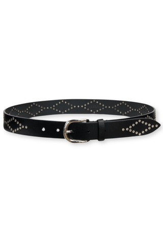 Liliana Belt | Black/Silver