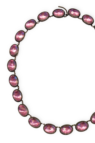 Lily Rivière Necklace | Black Rhodium / Rose