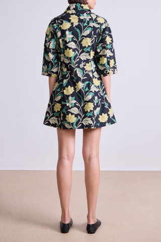 Luz Mini Dress | Essa Floral Citron