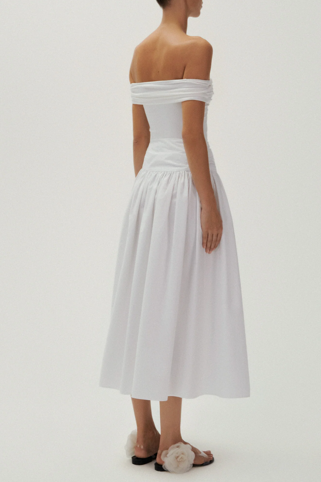 Cotton Tie Skirt | White – Valentines Austin
