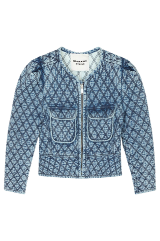 Deliona Cotton Jacket | Blue