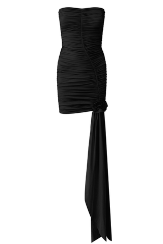 SINU Ruched Dress | Black