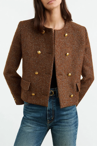 Melanie Cropped Jacket | Saddle Check