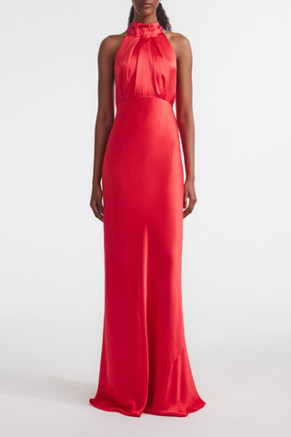 Michelle Dress | Hot Coral