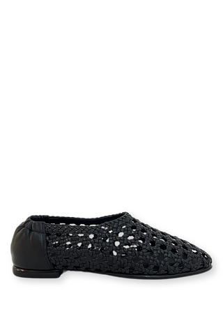 Eden Woven Ballet Flat | Black