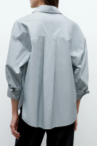 New Earl Shirt | Pinegrove / White