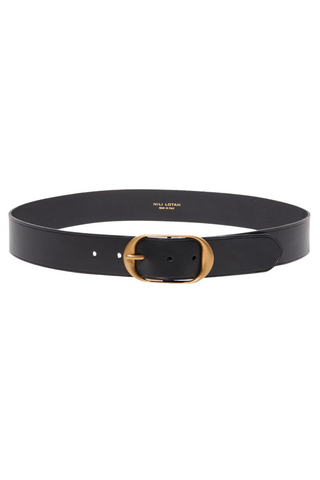 Nili Belt | Black/Brass