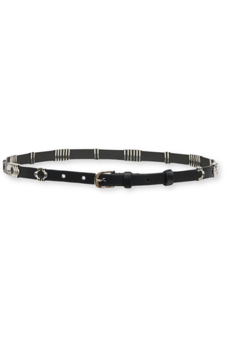 Odena Belt | Black/Silver