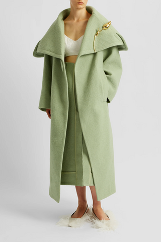 Opera Coat | Powder Green